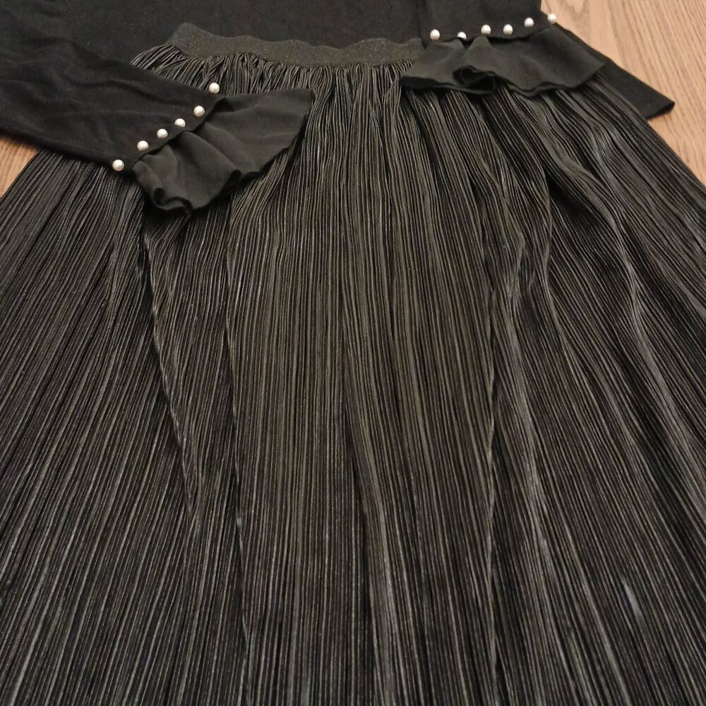 Scoop Size XL Black Plisse Skirt